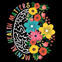 Mental Health Matters Flowering Mind 16 in Basic Backpack