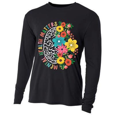 Mental Health Matters Flowering Mind Cooling Performance Long Sleeve Crew