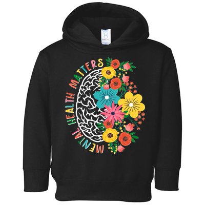 Mental Health Matters Flowering Mind Toddler Hoodie