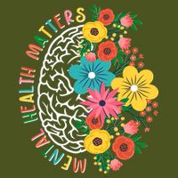Mental Health Matters Flowering Mind Premium T-Shirt