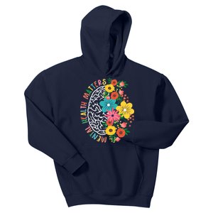 Mental Health Matters Flowering Mind Kids Hoodie