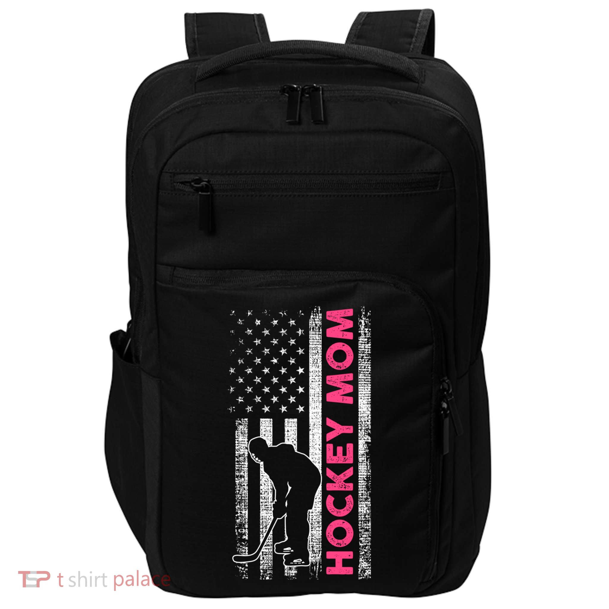 Mother Hockey Mom Gift Impact Tech Backpack