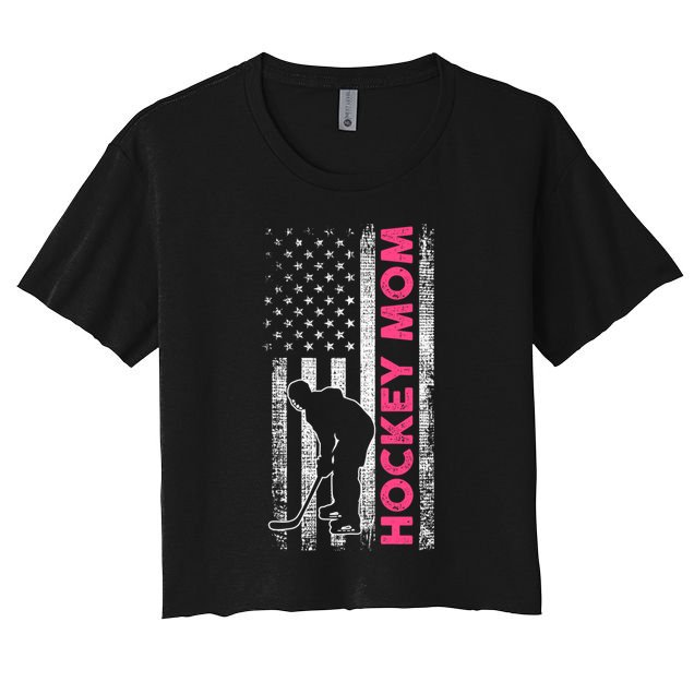 Mother Hockey Mom Gift Crop Top
