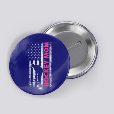 Mother Hockey Mom Gift Button