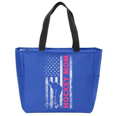 Mother Hockey Mom Gift Zip Tote Bag