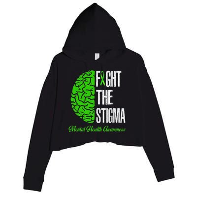 Mental health mental health awareness awareness Crop Fleece Hoodie