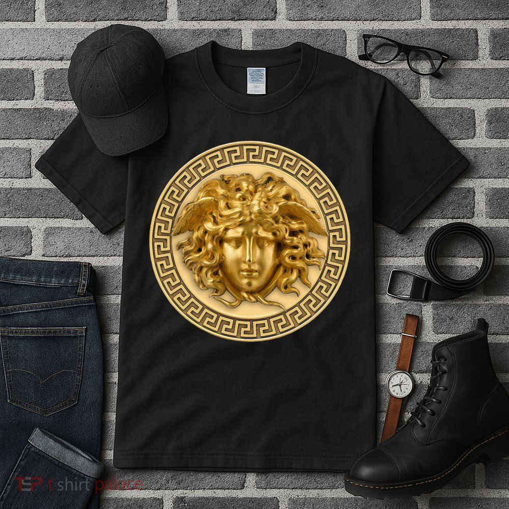 Medusa Head Myth Gorgon Snake Hair Greek Mythology Tall T-Shirt