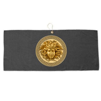 Medusa Head Myth Gorgon Snake Hair Greek Mythology Large Microfiber Waffle Golf Towel