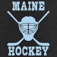Maine Hockey 7 Panel Mesh Trucker Snapback Hat