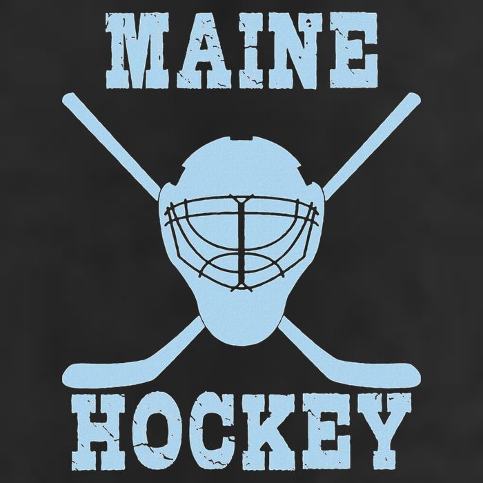 Maine Hockey 7 Panel Mesh Trucker Snapback Hat