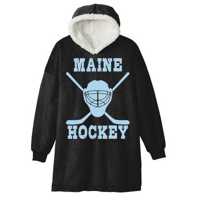Maine Hockey Hooded Wearable Blanket