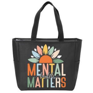 Mental Health Matters End The Stigma Zip Tote Bag