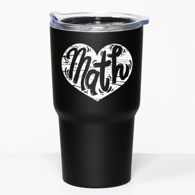 Math Heart Math Teacher Heart Tumbler