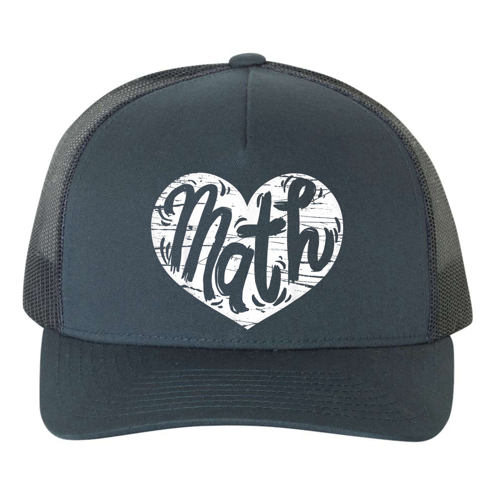 Math Heart Math Teacher Heart Yupoong Adult 5-Panel Trucker Hat