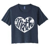 Math Heart Math Teacher Heart Women's Crop Top Tee