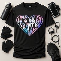 Mental Health Matters Awareness Heart Suicide Prevention Cooling Performance Crew T-Shirt