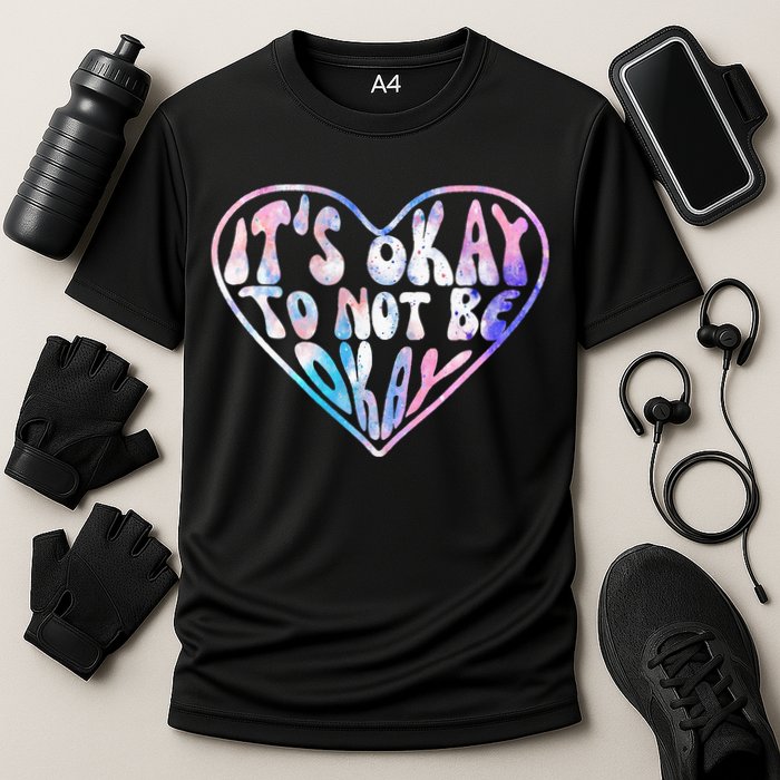 Mental Health Matters Awareness Heart Suicide Prevention Cooling Performance Crew T-Shirt