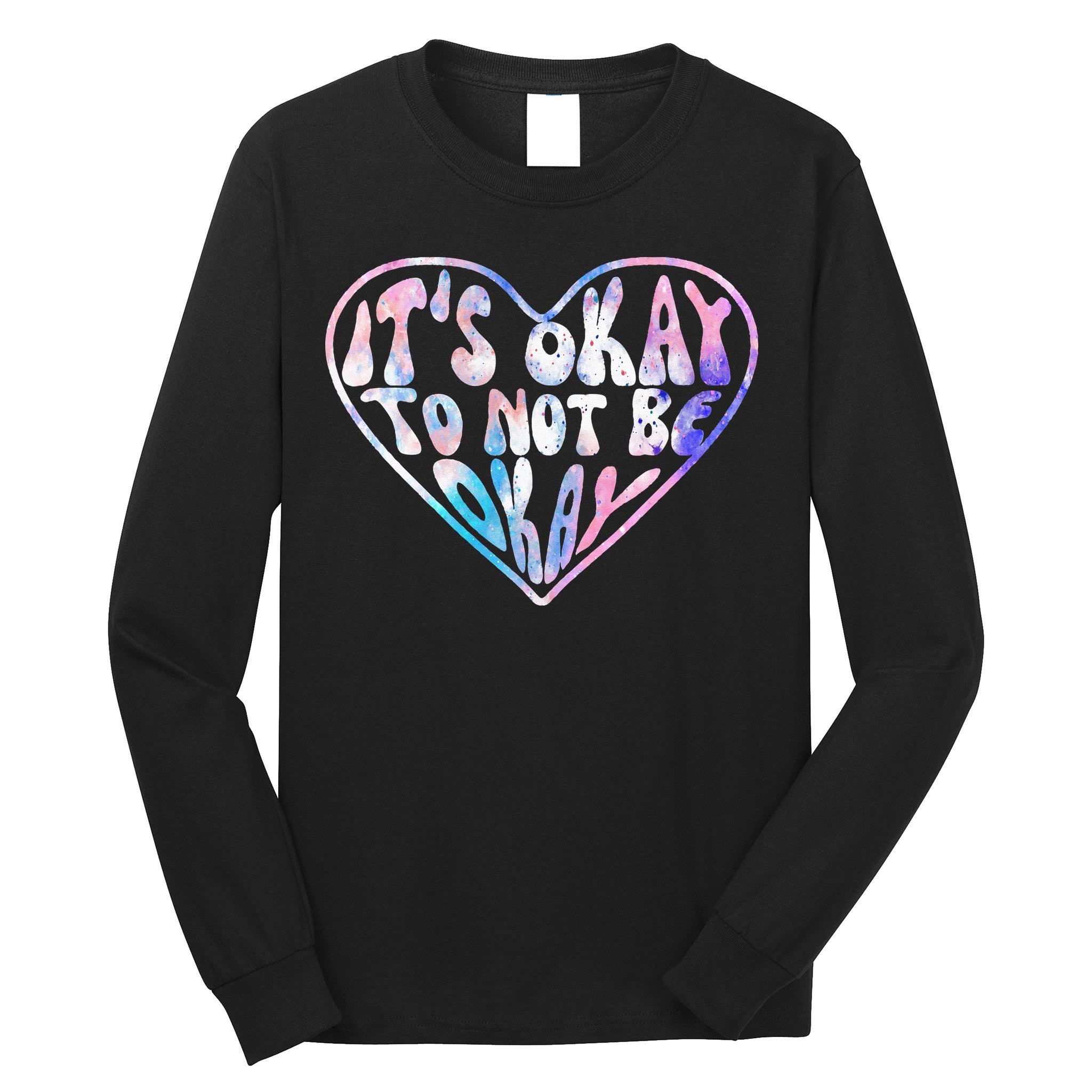 Mental Health Matters Awareness Heart Suicide Prevention Long Sleeve Shirt