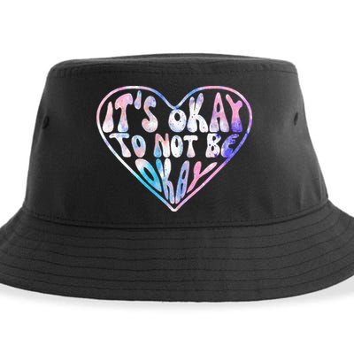 Mental Health Matters Awareness Heart Suicide Prevention Sustainable Bucket Hat