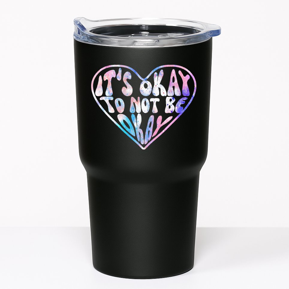 Mental Health Matters Awareness Heart Suicide Prevention Tumbler