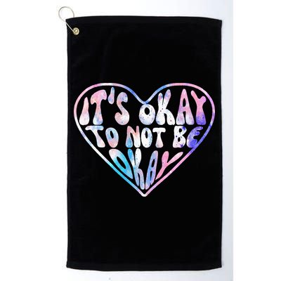 Mental Health Matters Awareness Heart Suicide Prevention Golf Towel