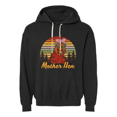 Mother Hen Mother's Day tee Garment-Dyed Fleece Hoodie