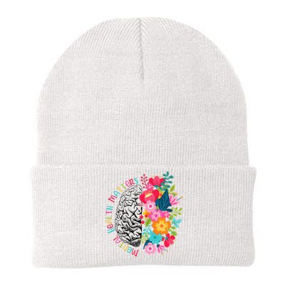 Mental Health Matters Gift Human Brain Illness Awareness Knit Cap Winter Beanie