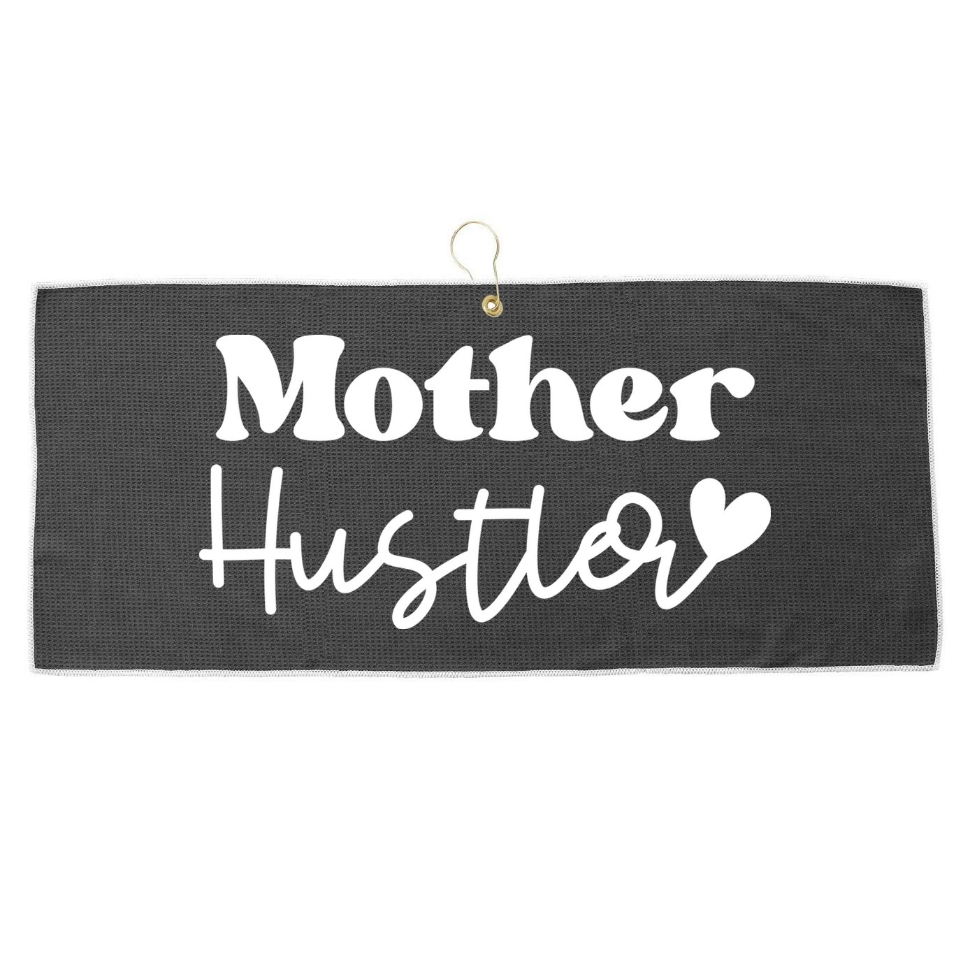 Mother Hustler Large Microfiber Waffle Golf Towel