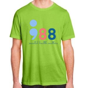 Mental Health Matters 988 Suicide Prevention Awareness Adult ChromaSoft Performance T-Shirt