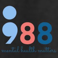 Mental Health Matters 988 Suicide Prevention Awareness 7 Panel Mesh Trucker Snapback Hat