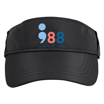 Mental Health Matters 988 Suicide Prevention Awareness Adult Drive Performance Visor