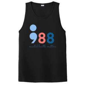 Mental Health Matters 988 Suicide Prevention Awareness PosiCharge Competitor Tank