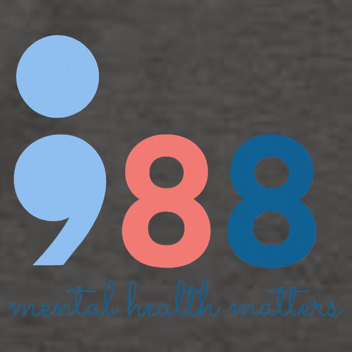 Mental Health Matters 988 Suicide Prevention Awareness Vector Backpack