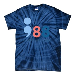 Mental Health Matters 988 Suicide Prevention Awareness Tie-Dye T-Shirt