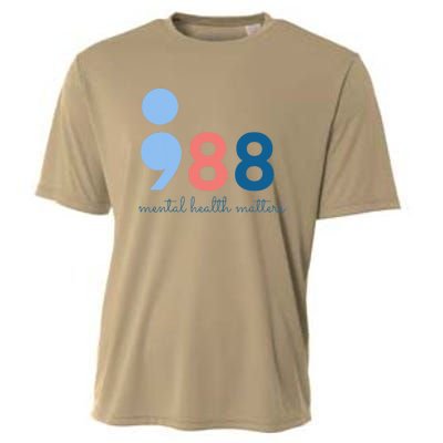 Mental Health Matters 988 Suicide Prevention Awareness Cooling Performance Crew T-Shirt