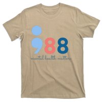 Mental Health Matters 988 Suicide Prevention Awareness T-Shirt