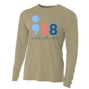 Mental Health Matters 988 Suicide Prevention Awareness Cooling Performance Long Sleeve Crew