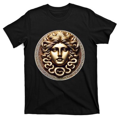 Medusa Head Myth Gorgon Snake Hair Greek Mythology Gift T-Shirt