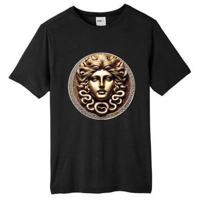 Medusa Head Myth Gorgon Snake Hair Greek Mythology Gift Tall Fusion ChromaSoft Performance T-Shirt