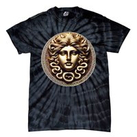 Medusa Head Myth Gorgon Snake Hair Greek Mythology Gift Tie-Dye T-Shirt