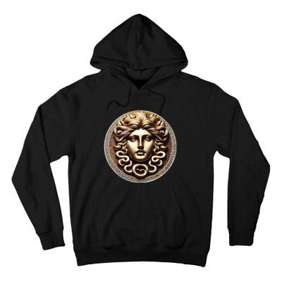 Medusa Head Myth Gorgon Snake Hair Greek Mythology Gift Tall Hoodie