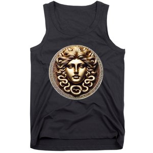 Medusa Head Myth Gorgon Snake Hair Greek Mythology Gift Tank Top