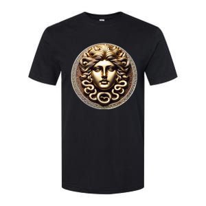 Medusa Head Myth Gorgon Snake Hair Greek Mythology Gift Softstyle CVC T-Shirt