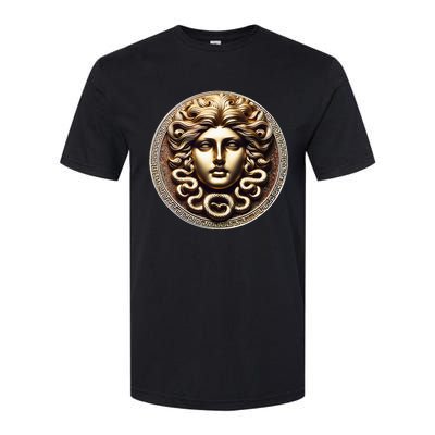 Medusa Head Myth Gorgon Snake Hair Greek Mythology Gift Softstyle CVC T-Shirt