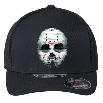 Mask Horror Movie Character Camp Cook Killer Halloween Flexfit Unipanel Trucker Cap