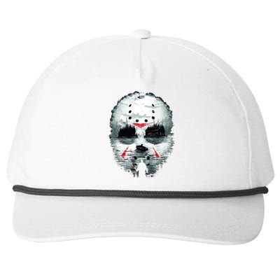 Mask Horror Movie Character Camp Cook Killer Halloween Snapback Five-Panel Rope Hat