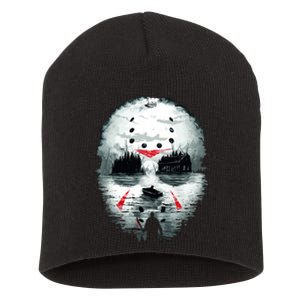 Mask Horror Movie Character Camp Cook Killer Halloween Short Acrylic Beanie