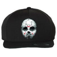 Mask Horror Movie Character Camp Cook Killer Halloween Wool Snapback Cap