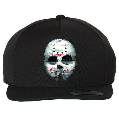 Mask Horror Movie Character Camp Cook Killer Halloween Wool Snapback Cap