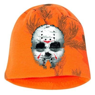 Mask Horror Movie Character Camp Cook Killer Halloween Kati - Camo Knit Beanie